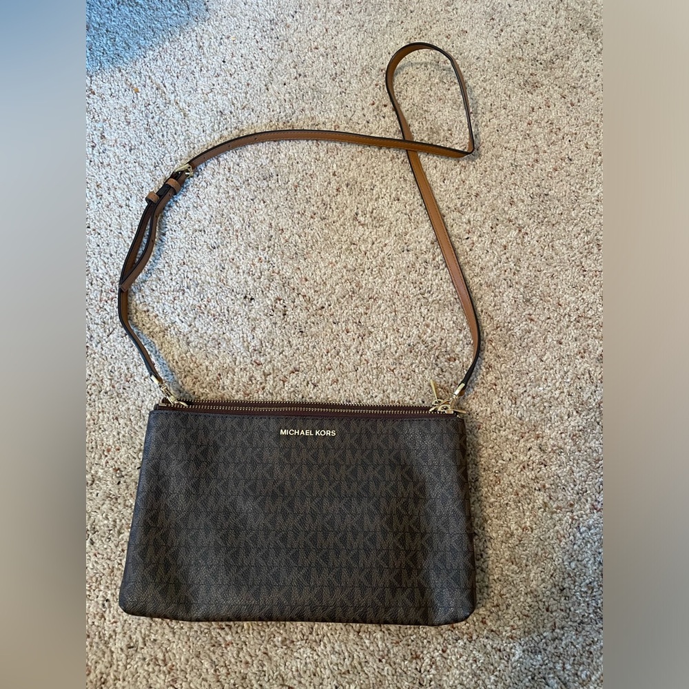 Michael Kors Dark Brown Messenger Bag